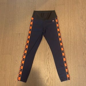 P.E. Nation orange check performance leggings!